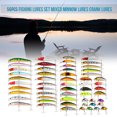 thumbnail image 4 of 56PCS Fishing Lures Set Mixed Minnow lot lure Bait Crankbait Tackle Bass, 4 of 9
