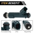thumbnail image 4 of Inyector de combustible para Toyota 4Runner 2003-2009 Boquilla de inyección de combustible No.2320939015 12 agujeros verde, 4 of 6