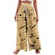 thumbnail image 2 of Puntoco Pantalón Ancho Con Cordón Y Estampado De Lunares Para Mujer, Color Beige, L, 2 of 5
