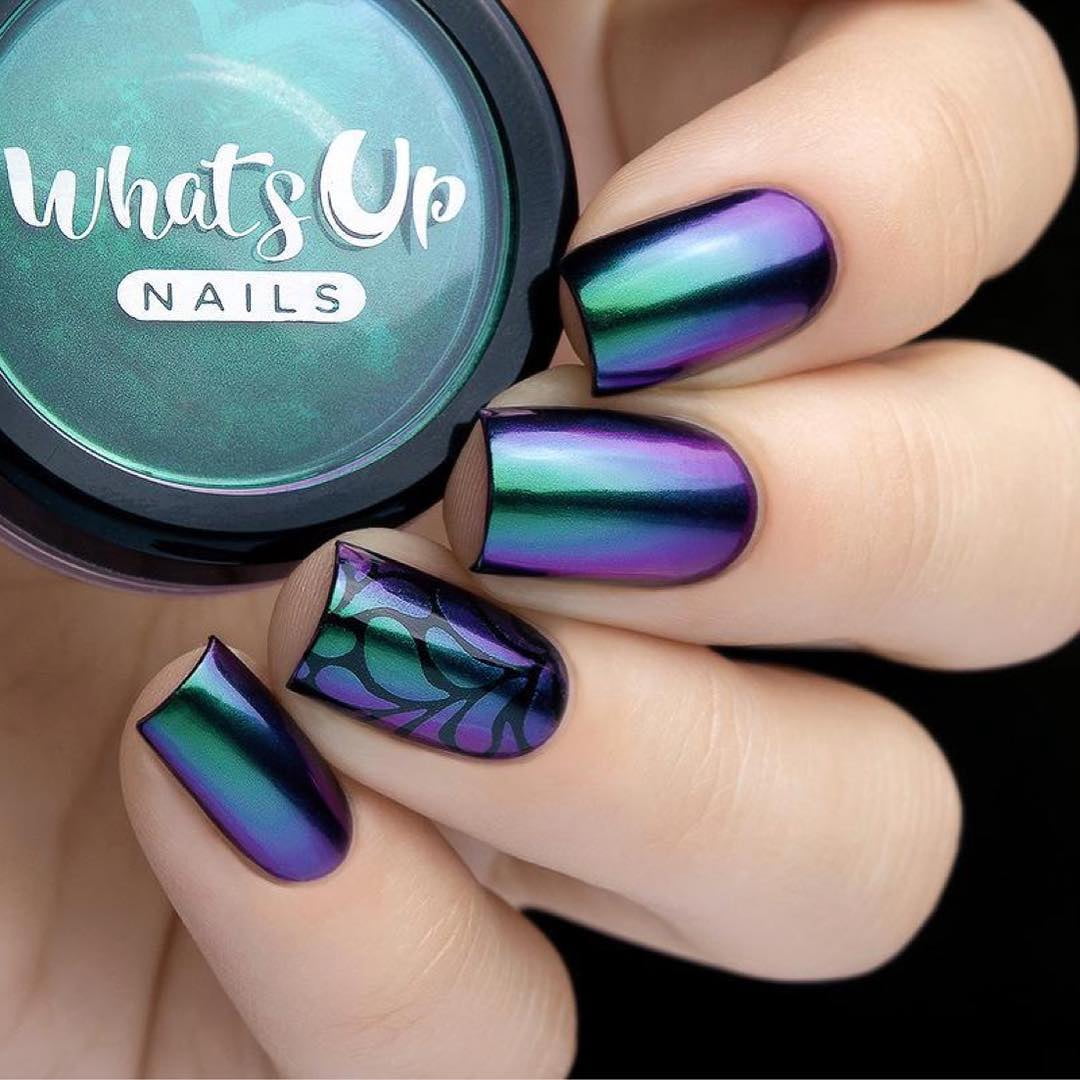 Whats Up Nails - Alchemy Powder Magic Color Shifting Pigment with Multi Chrome Mirror Effect