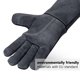 thumbnail image 5 of Guantes de soldadura Guante de barbacoa de cuero resistente al calor de 14 pulgadas con manga larga ignífuga y forro aislado, 5 of 5
