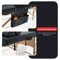 thumbnail image 2 of YRLLENSDAN Foldable Massage Table with Bed Cover,Bolsters and Side Storage Bag,Portable Massage Bed for Physical Therapy Waxing Reiki Spa Lash Tattoo Facial Beauty,Black, 2 of 7