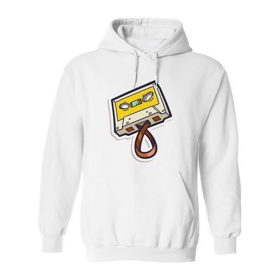 Retro Music Symbol Hoodie Men -Image by Shutterstock, Male Medium