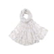 thumbnail image 3 of Bufanda de moda para mujer, suave, para el cuello, accesorios de ropa, ligera Blanco, 3 of 9