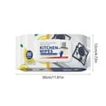 thumbnail image 3 of Multi-Surface Wipes Multi-Surface Kitchen Wipes Heavy Duty Cleaner Degreaser Wipes, Disinfecting Cleaning Towels for Stove Counter Sink, 80 Pre-Moistened Wipes Pack, Bulk Cleaning Cloths, Pack B, 3 of 6