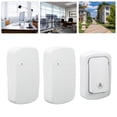thumbnail image 1 of JUEGO DE TIMBRE INALÁMBRICO, Autoalimentado Con 2 Receptores, Resistente al Agua, CA 100-230 V Para El Hogar, Villa, Hotel, Fábrica, 1 of 7