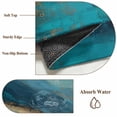 thumbnail image 6 of Large Area Rugs for Living Room Bedroom, Teal Golden Oil Painting 8'x10' Rug Washable Carpet Runner Indoor Outdoor, Modern Art Retro Abstract Non Slip Floor Mats Rug for Kitchen, Patio, 6 of 8