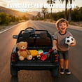 thumbnail image 6 of RAM 24V Kids Ride on Truck Cars, Ride on Toys with Remote Control, Electric Car for Kids 2 Seater, Powered Toddler Car with Bluetooth MP3 4 Wheels Suspension for Boys Girls, Black, 6 of 8