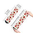 thumbnail image 5 of Bingfone Fresh Red Tomato Design Patterned Men'S Women'S Casual Cotton Socks, 5 of 9