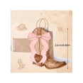 thumbnail image 3 of 8sets，Western Gift Bags Cowgirl Cowboy Boots Paper Bags with Pink Bow Handles Grocery Shopping for Cowgirl Party Supplies Birthday Western Party Favors, 3 of 5