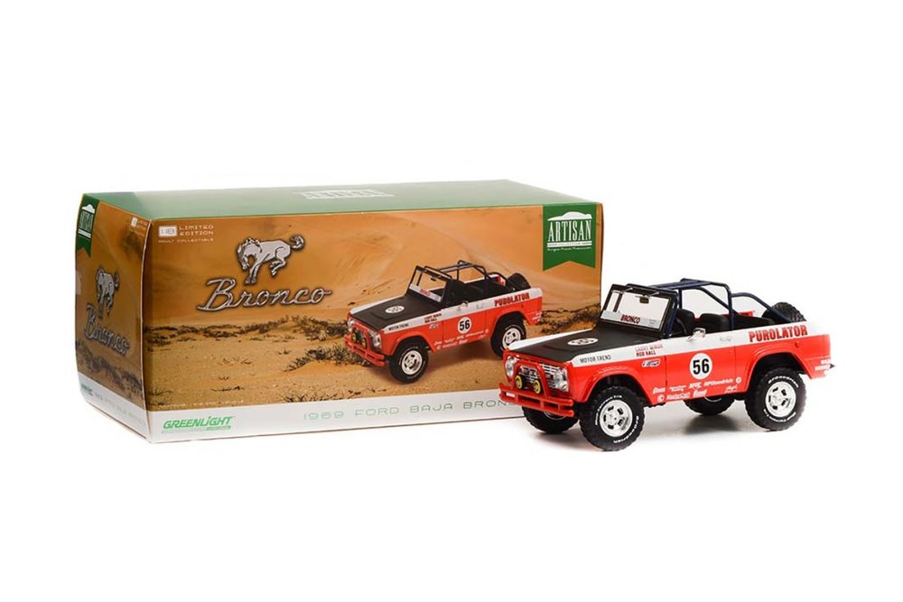 1969 Ford Baja Bronco #56 Purolator Tribute Edition, Red