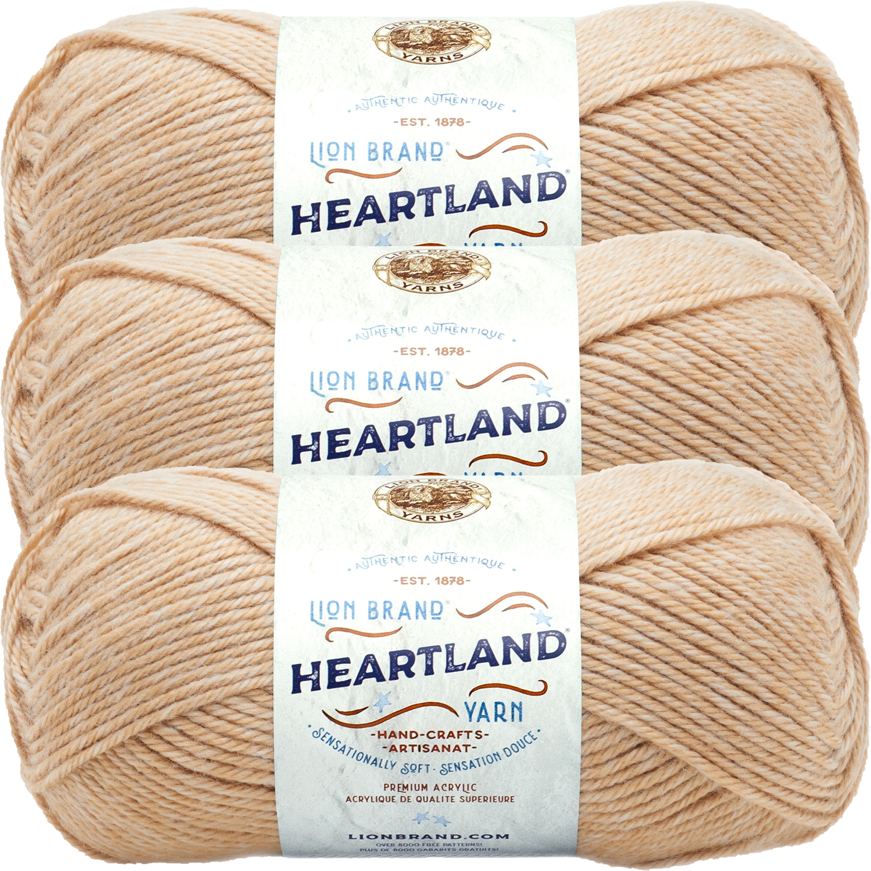 Lion Brand Heartland YarnGreat Sand Dunes, Multipack Of 3 Walmart