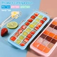 thumbnail image 3 of Silicone ice mold, silicone ice molds, 3-pack 24 ice cubes, 3 of 5