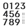thumbnail image 2 of Adoorn 6 Inch, House Numbers, Weather-Resistant, Modern Address Numbers for House, Apartment, and Building, Aluminum, Number 3 - Black, 2 of 9