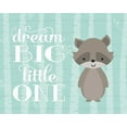 thumbnail image 2 of Robinson, Tamara 32x26 Gold Ornate Wood Framed with Double Matting Museum Art Print Titled - Dream Big Raccoon, 2 of 4
