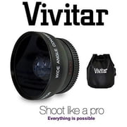 HD WIDE ANGLE WITH MACRO LENS FOR CANON REBEL T1i T2i (58mm compatible)