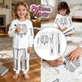 thumbnail image 2 of Shadoumai Baby Halloween Outfits Printed Pattern Long Sleeve Cute Sweatshirt Pullover Tops + Joggers Pants Fall Kids 2pcs Outfits, 2 of 8