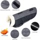 thumbnail image 4 of (l, gris oscuro) Abrigo de invierno para perros, chaqueta abrigada para perros, cortavientos impermeable, suéter para animales, traje de nieve para perros pequeños, perros grandes y perros medianos, 4 of 5
