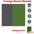2pcs Beach Blanket XL Fast Drying Durable Lightweight Compact Outdoor