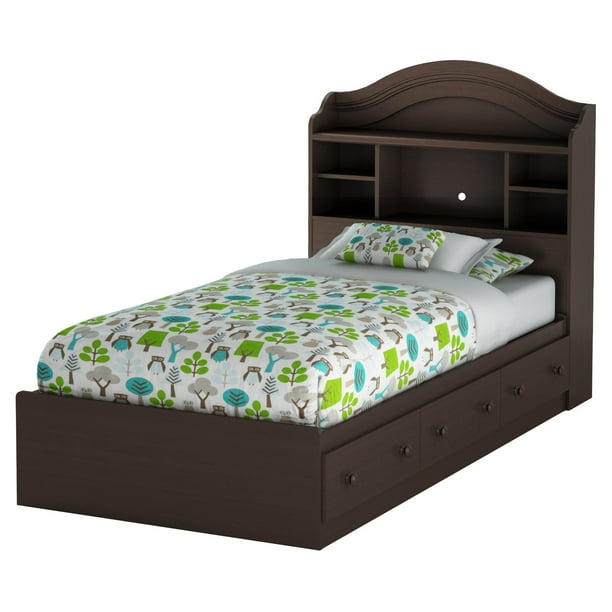 South Shore Savannah Twin Mates Bed With 3 Drawers Multiple Finishes Walmart Com Walmart Com