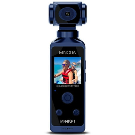 Minolta MN4KP1 4K Ultra HD Wi-Fi Enabled Pocket Camcorder