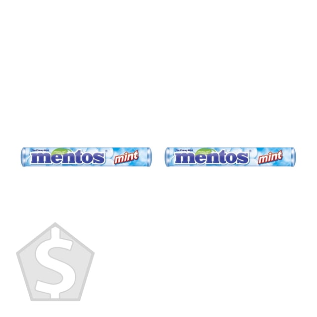 Mentos Menthe, 20 X 37,4 g - Lot de 2