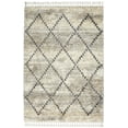 thumbnail image 2 of Nourison Scandinavian Shag Shag Ivory/Grey 4' x 6' Area Rug, (4x6), 2 of 9