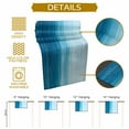 thumbnail image 5 of Abstract Ocean Cotton Linen Table Runner, Washable Table Runners for Kitchen, Dining Room, Holiday, Home Party Table Decor, 13x36 Inches, 5 of 9