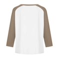 thumbnail image 7 of YunPes Girls Cotton T-Shirt Contrast Raglan Long Sleeve Crewenck Tops Youth Casual Versatile Baseball Tees 3-13 Years, 7 of 7