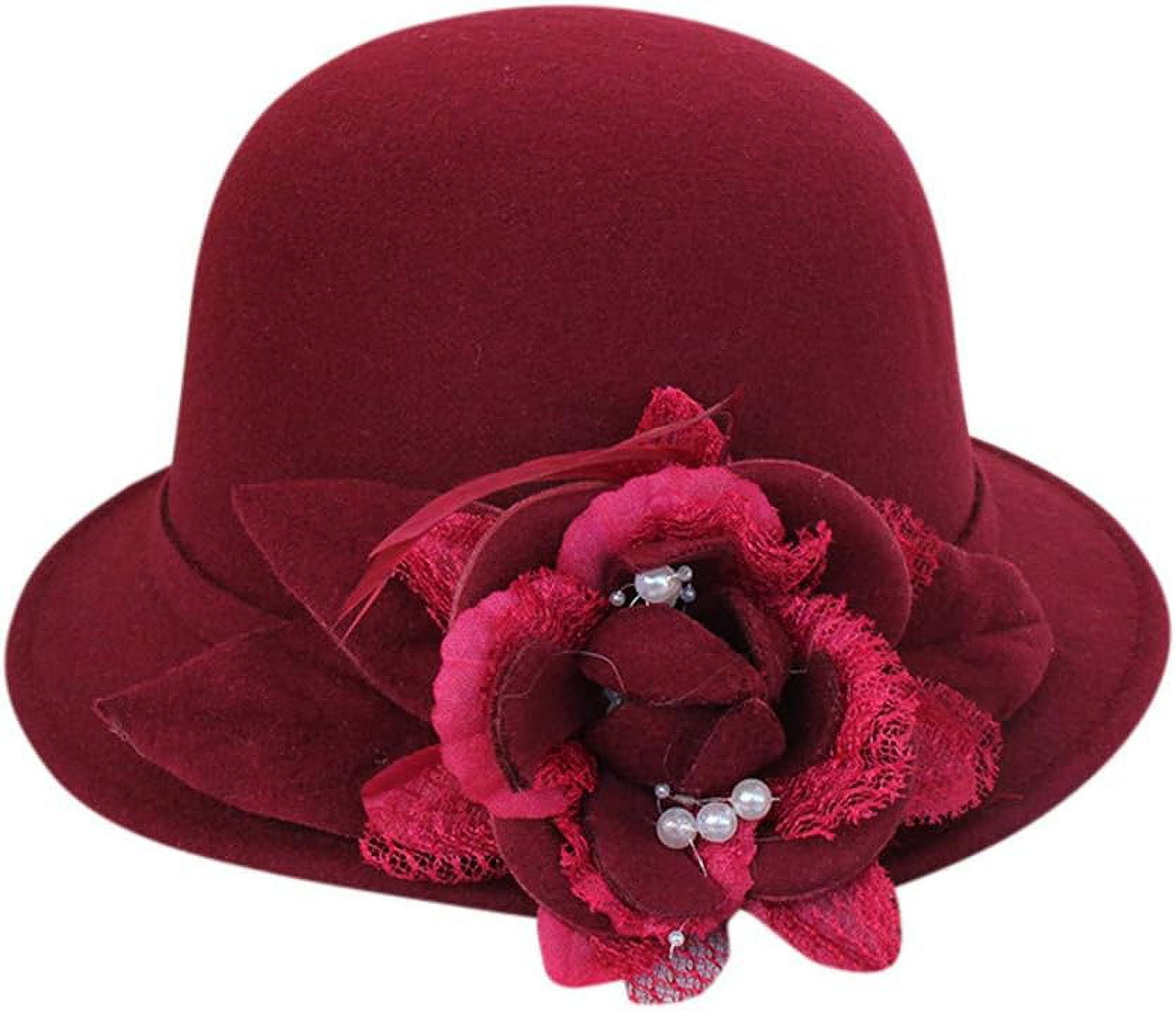 6171 Women\'s Light Denim Color Beret Hat With Floral Design, Size New Flowers Denim Beret Hat for Women Girl JK Korean Soft  main image 2