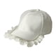 thumbnail image 1 of Gorra de béisbol femenina, estilo urbano, moderna, deportiva, ajustable, para el sol Blanco, 1 of 9