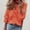 Orange, variant on ZJXFGS Cute Tops Womens Casual Tops Womens Long Sleeve T Shirts Western Shirts For Women Womens Shirts Long Sleeve Oversized Long Sleeve Shirts For Women Ruffled Tops For Women Womens Shirts Trendy L