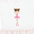 thumbnail image 4 of Inktastic Ballerina with Two Buns Girls Toddler Dress, 4 of 5