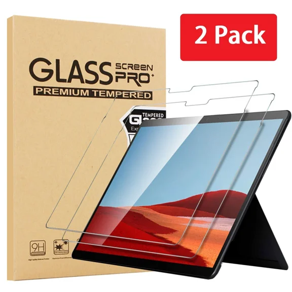 elitegadget 2 Pack Screen Protector for Microsoft Surface Pro 12 (2025) - Tempered Glass Film High Definition 9H Hardness Scratch Resistant