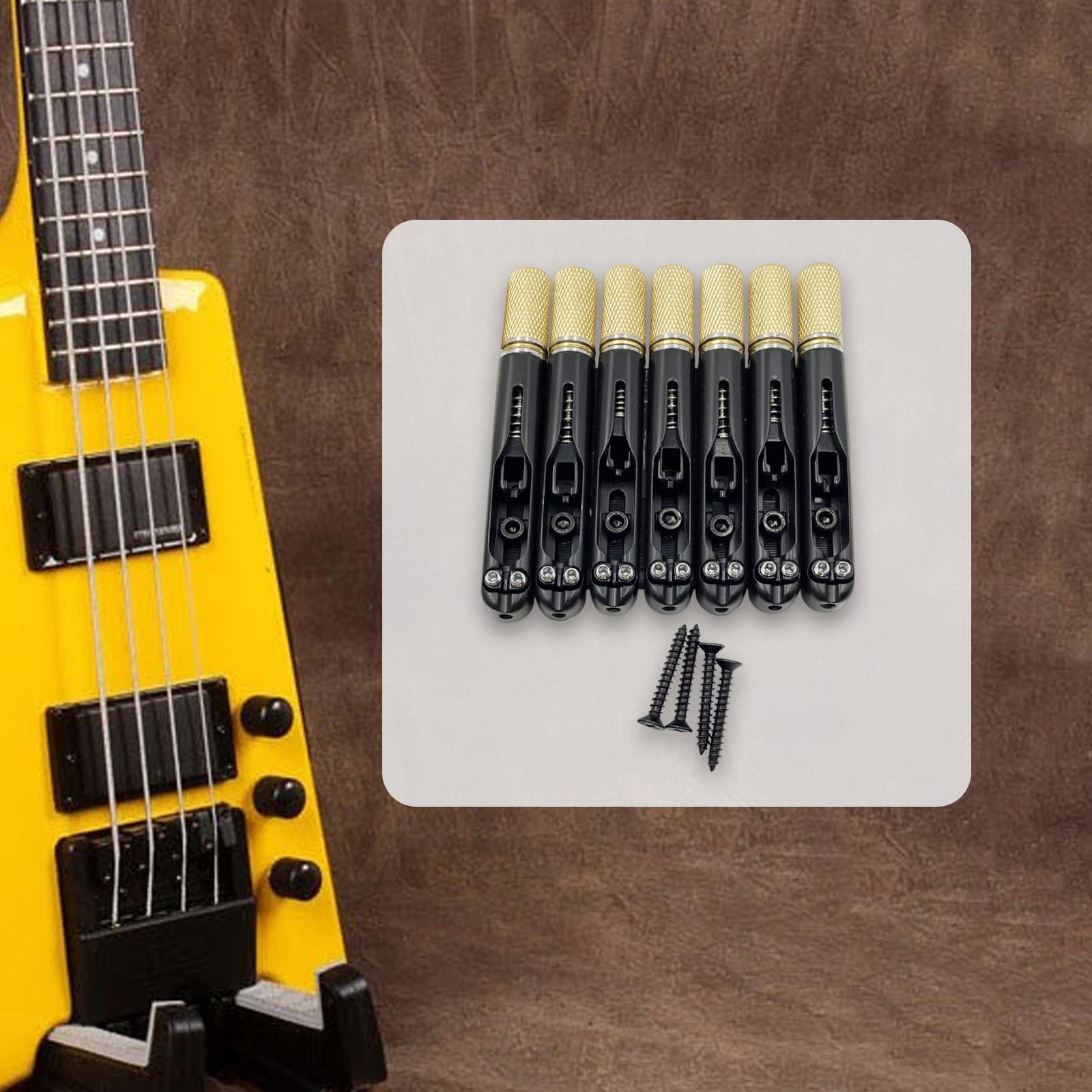 Electric Guitar Bridge Headless String Retainer Wrench Metal Parts Compact Fit for 7 String Guitar Players