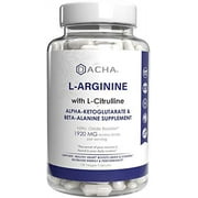 Premium L Arginine Pills 1920 MG - 120 VCAPS AAKG Nitric Oxide Precursor, L-Citrulline HCL, Beta Alanine, Essential Amino Acids for Energy, Muscle Growth, Heart Health, Vascularity & Stamina