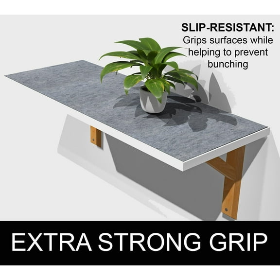 Shelf Liner (12 Inches x 10 Feet) Strong Grip Non Adhesive Mat for Kitchen Cabinets Drawers Shelves