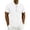 White, variant on FAWUUDO Men's Waffle Tops Solid Color Zipper Quick Dry Lightweight Breathable Workout Gym Short Sleeve Gray