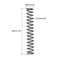 thumbnail image 3 of Unique Bargains Compressed Spring,8mm OD, 1mm Wire Size, 32.5mm Compressed Length, 50mm Free Length,35.3N Load Capacity-65Mn,20pcs, 3 of 4