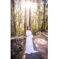 thumbnail image 5 of Maternity Off Shoulder Half Circle Dress for Baby Shower Photo Props Dress XL, 5 of 5