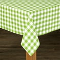 thumbnail image 4 of Conventry Sand Buffalo Check 100% Cotton Tablecloth 70" Round, 4 of 5