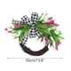 thumbnail image 3 of Guirnaldas de tulipanes de primavera simulados Corona diaria Corona decorativa de ratán Colgada en la puerta todo el año para decorar, 3 of 9