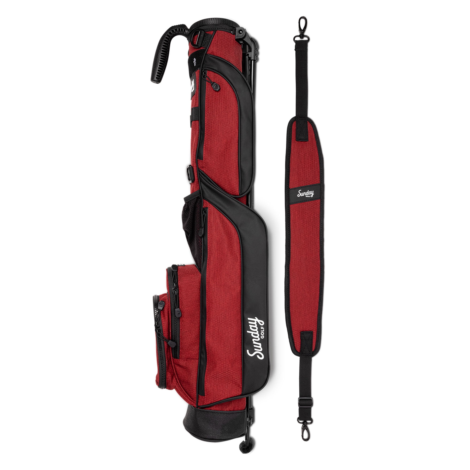Sunday Golf 31 Inch Loma Lightweight Golf Bag, Ron Burgundy