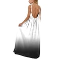 thumbnail image 2 of ITSAME Slip Dress for Girls, Backless Loose Fit Gradient Print Party Fashion Casual Dress for Summer Black 9T, 2 of 9