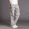 thumbnail image 3 of Babysbule Mens Pants Men's Casual Fashion Loose Plus Size Outdoors Sports Trousers Long Pants, 3 of 9