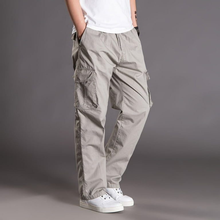 Ketyyh-chn99 Men's Pants,Men's Straight Fit Stretch Cargo Pant