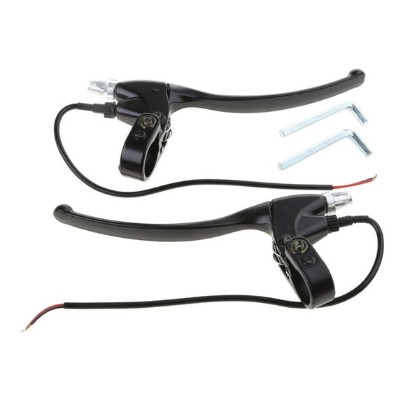 E-Bike Mountain Road Bicycles Brake Lever 22mm E-Bike Brake Handle Electric Bike Brake Parts Replacements for Most Bikes