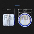 thumbnail image 2 of For kitchen range hoods check valve for 150160180mm pipe doubleended anti odor check control air, 2 of 5
