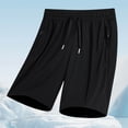thumbnail image 5 of Men's Athletic Sports Shorts, 80% Nylon 20% Spandex Joggers, Elastic Waist Drawstring Straight Leg Quick Dry Breathable Stretchy for Gym Workout Running Casual Daily Summer, 5 of 9