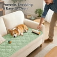 thumbnail image 6 of Couch Cover for Dogs Washable, Non Slip Fuzzy Pet Couch Covers，Sofa Pet Friendly, Thick Soft Sofa Slipcovers Cushion Protector,Green 27.6" x 27.6", 6 of 10